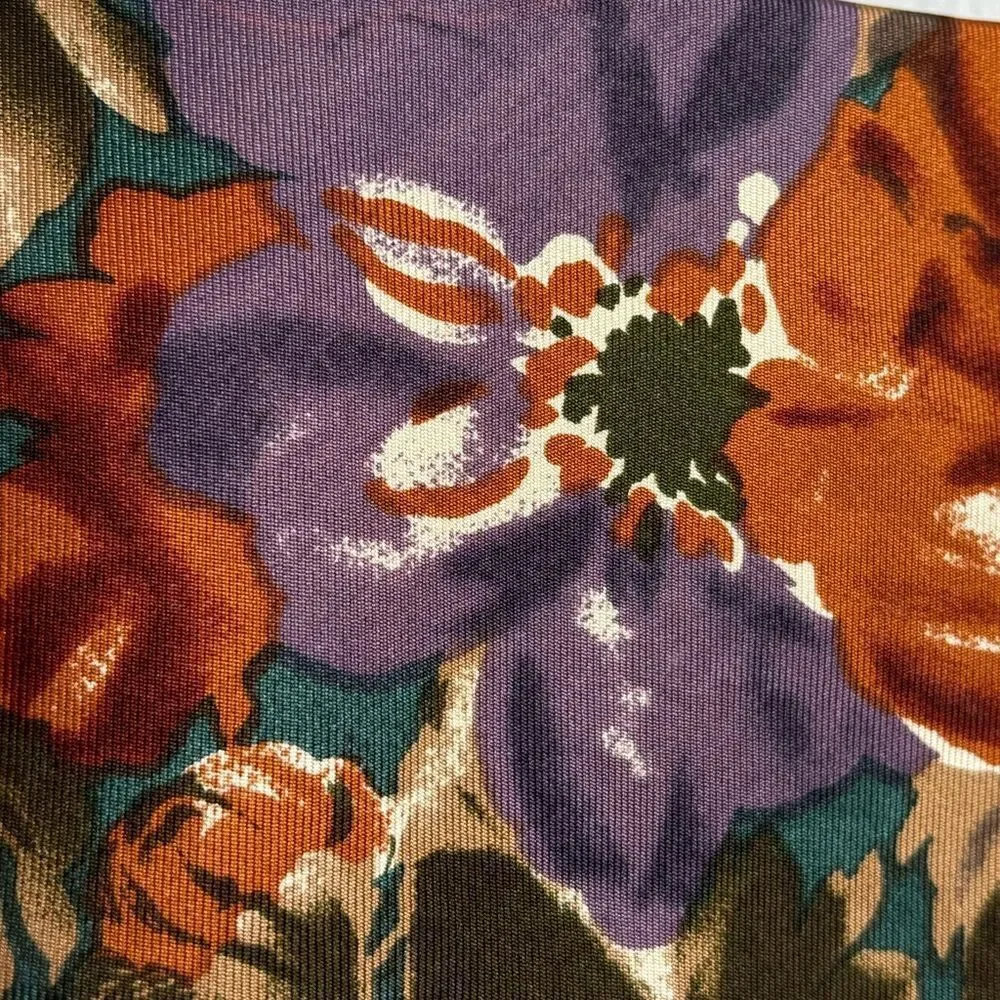 Robert Stock Men's 100% Silk Handmade Floral Short Standard‎ Width Tie
